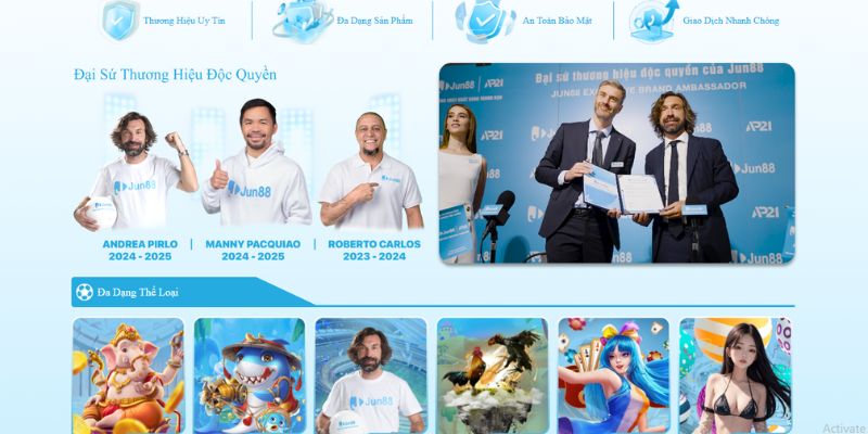 Jun88 địa điểm cá cược chất lượng dành cho các dẫn chơi